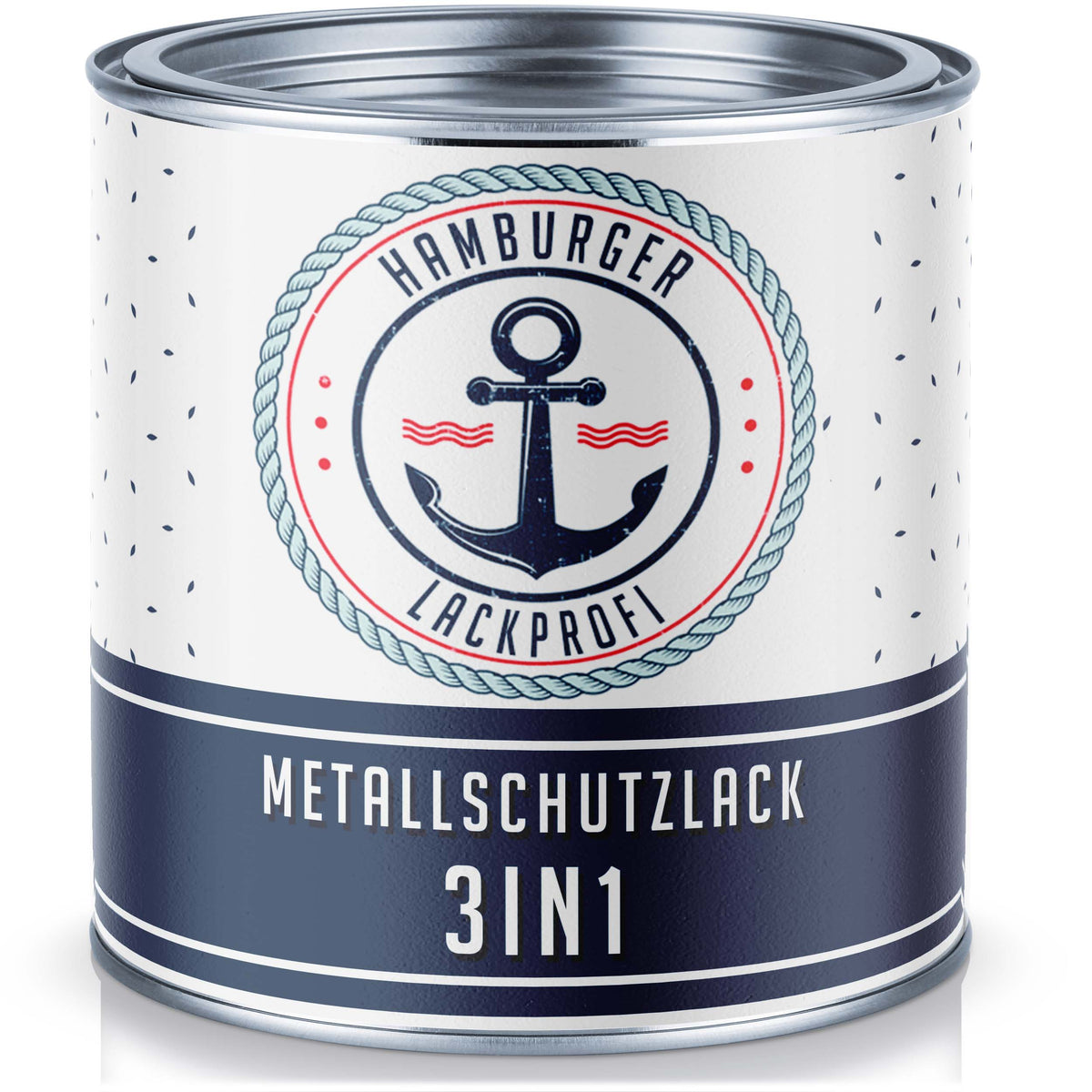 Hamburger Lack-Profi 3 in 1 Fenstergrau RAL 7040 - Rostschutz - Hamburger Lack-Profi