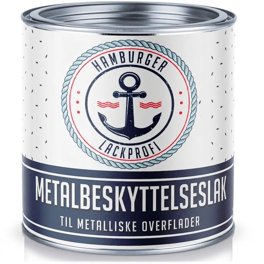 Hamburger Lack-Profi Metallschutzlack 3in1 SEIDENMATT mit Lackierset (X300) & Verdünnung (1 L) - 30% Sparangebot - Hamburger Lack-Profi