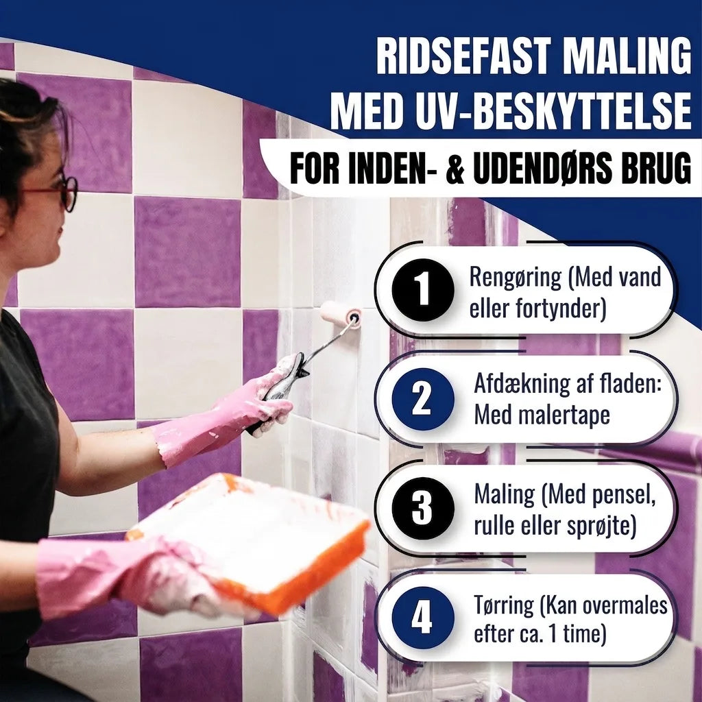 Kakelfärg i Signalröd RAL 3001 - Kakellack med målarset (X300) - Hamburger Lack-Profi, Bild 40