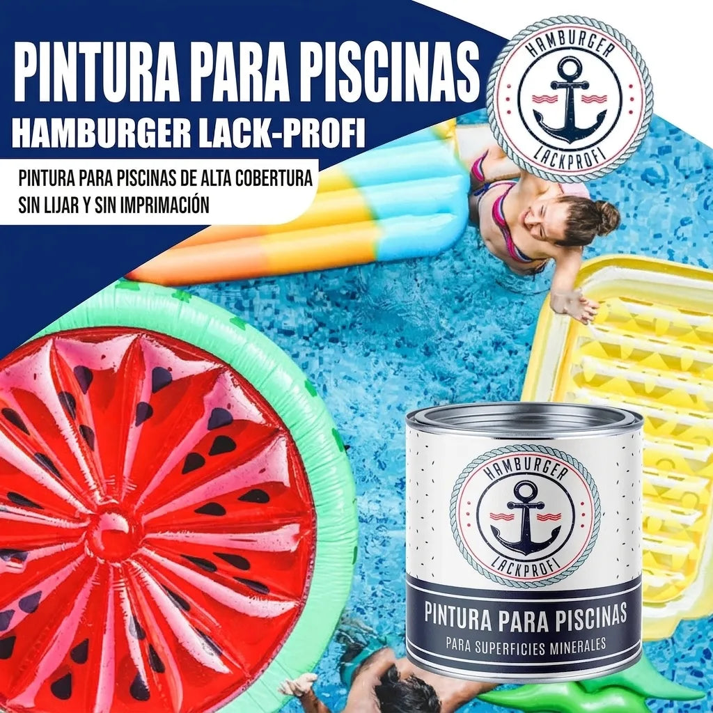 Poolfärg Rödlila RAL 4001 - högtäckande poolfärg Hamburger Lack-Profi, Bild 17