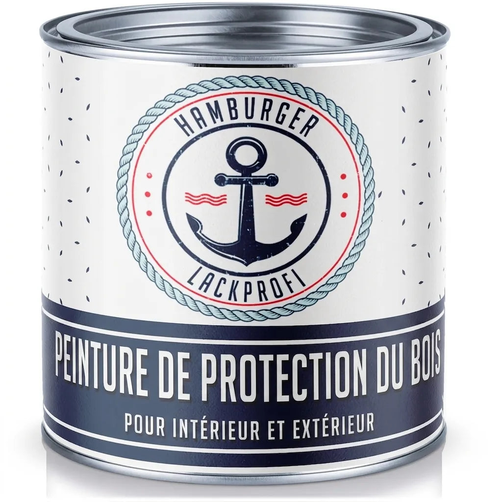 PU Holzschutzfarbe RAL 8011 Nussbraun - Wetterschutzfarbe - Hamburger Lack-Profi