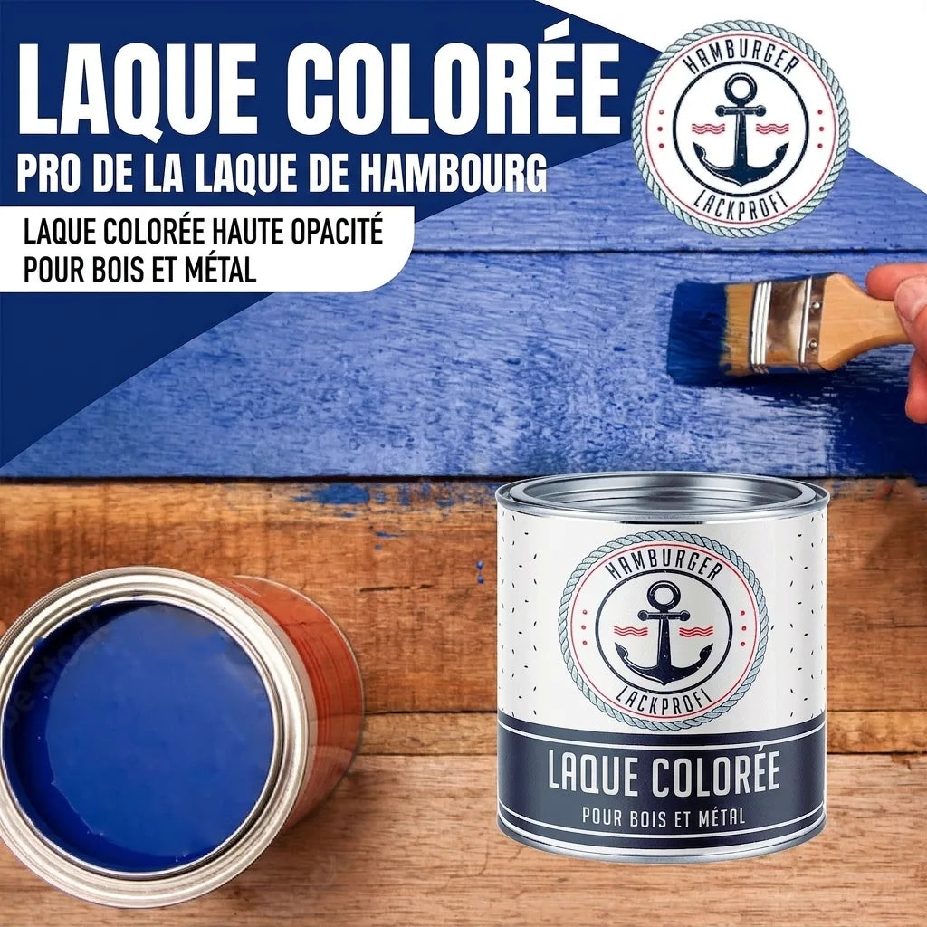 Kulörlack i Oceanblå RAL 5020 med målarset (X300) - Hamburger Lack-Profi, Bild 25