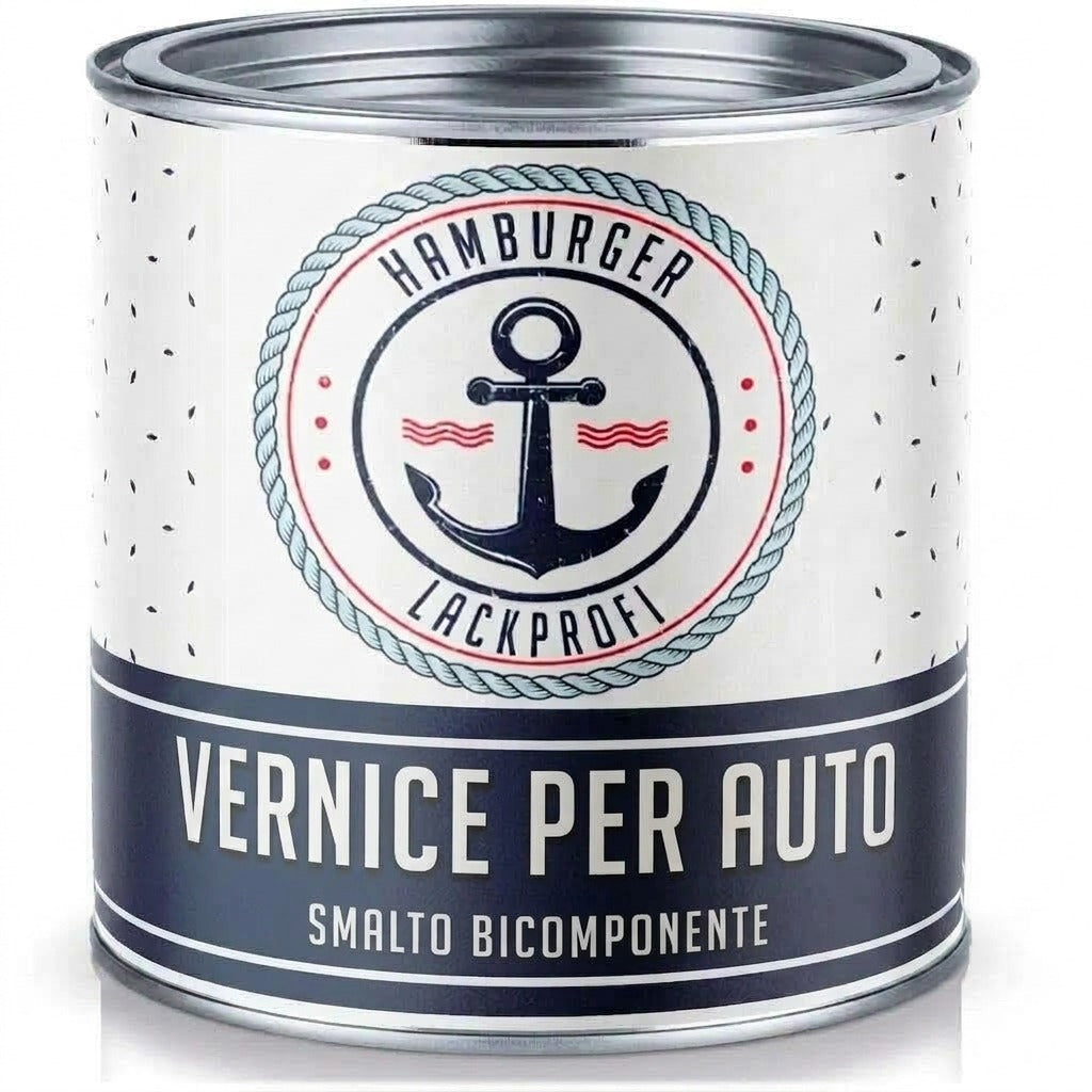 2K Billack Terrabrun RAL 8028 - Högtäckande & rostskyddande Hamburger Lack-Profi