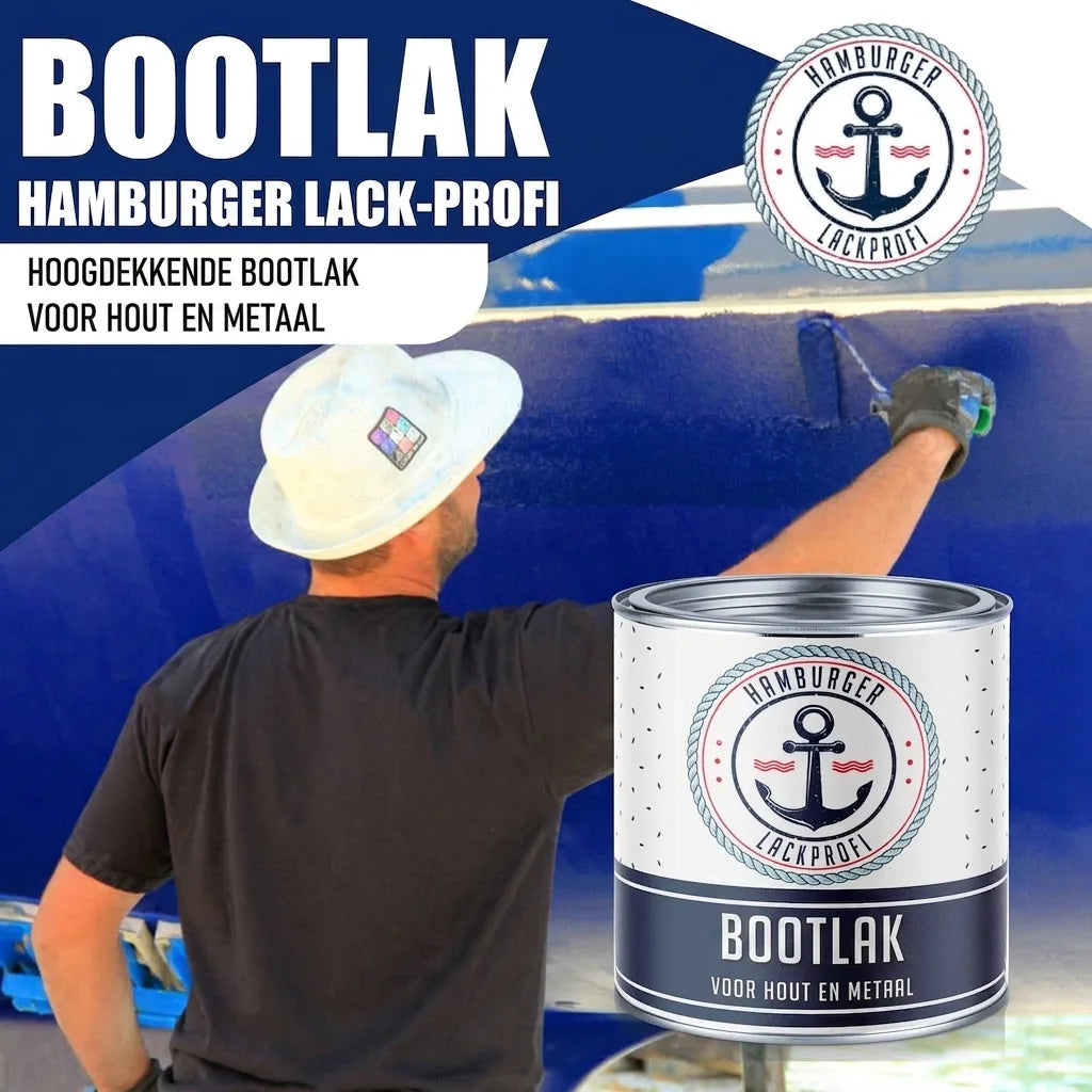 Båtlack Smaragdgrön RAL 6001 Hamburger Lack-Profi