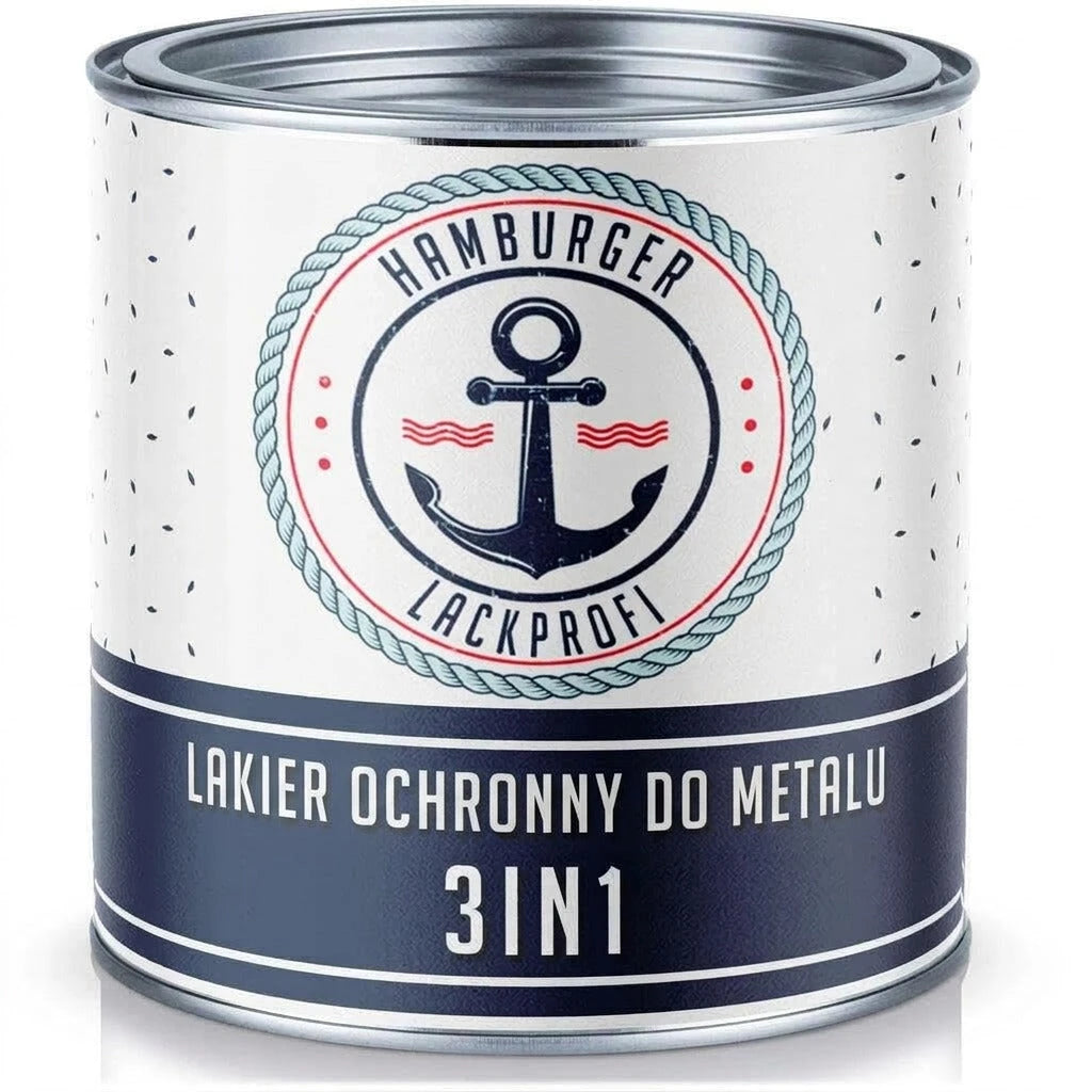 3 i 1 Oceanblå RAL 5020 Rostskyddsfärg - Hamburger Lack-Profi