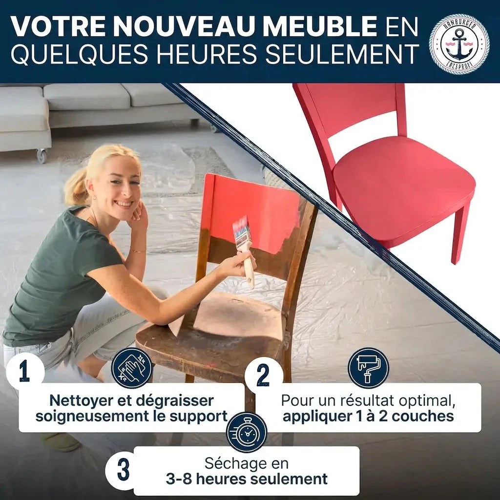 Möbelfarbe ohne Schleifen RAL 7006 Beigegrau - Möbellack Hamburger Lack-Profi - Hamburger Lack-Profi