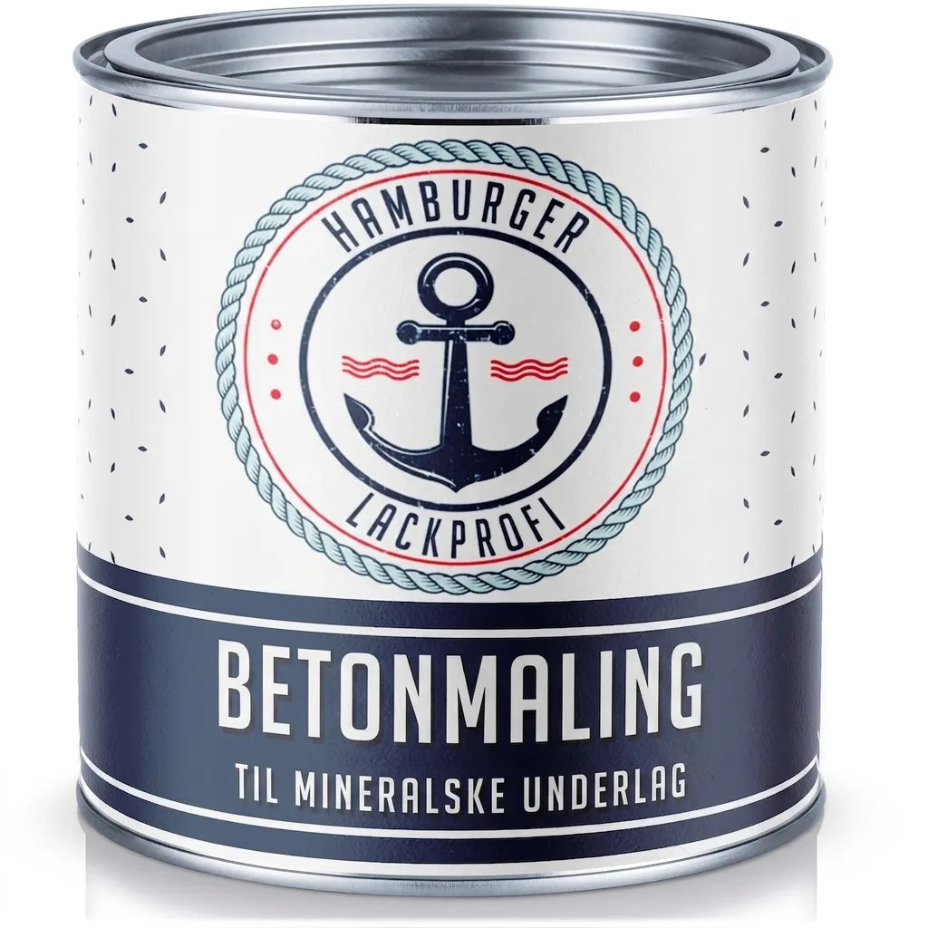 Hamburger Lack-Profi Betongfärg Grönblå RAL 5001 - högtäckande fasadfärg Hamburger Lack-Profi