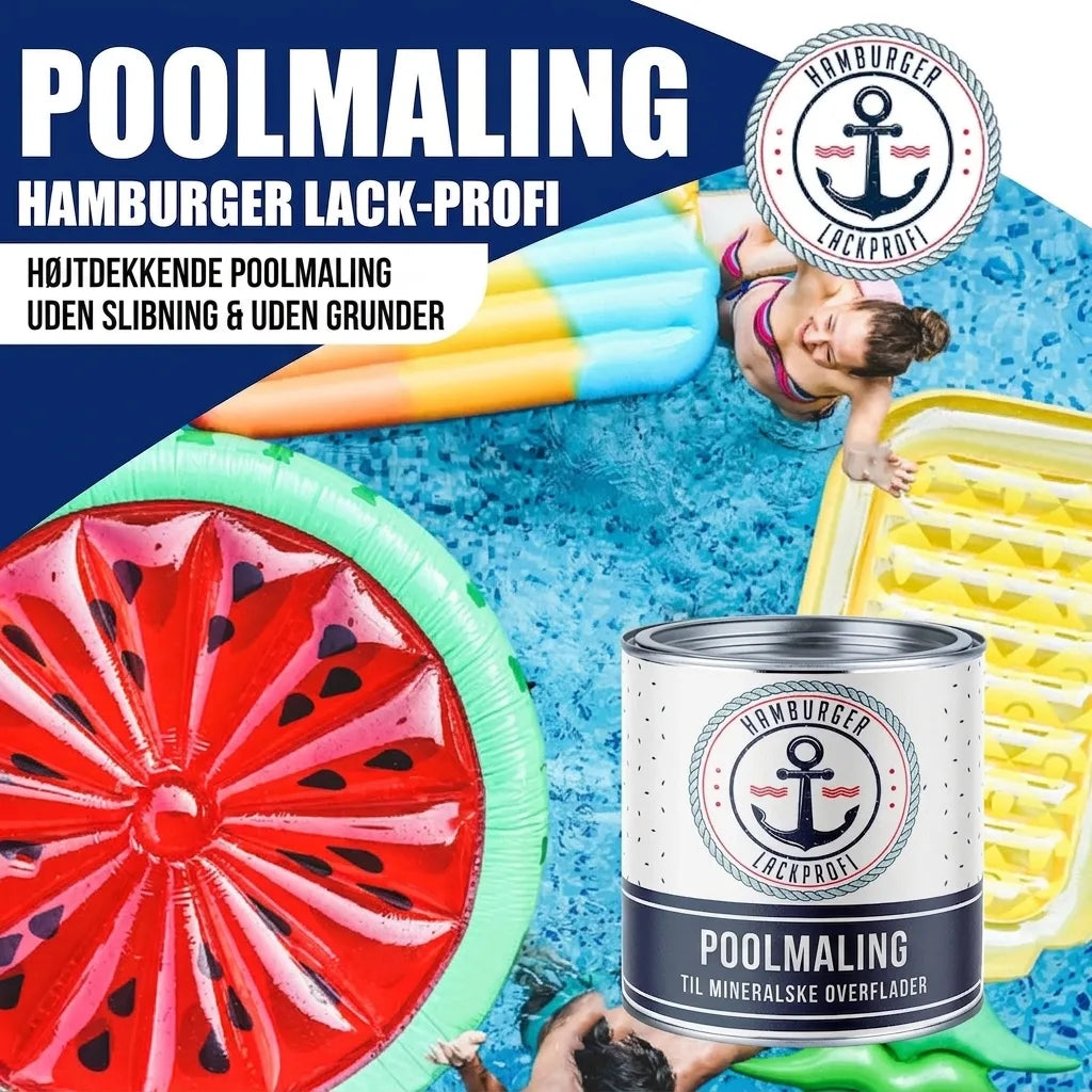 Poolfärg Bassängfärg i Patinagrön RAL 6000 med målarset (X300) - Hamburger Lack-Profi, Bild 27