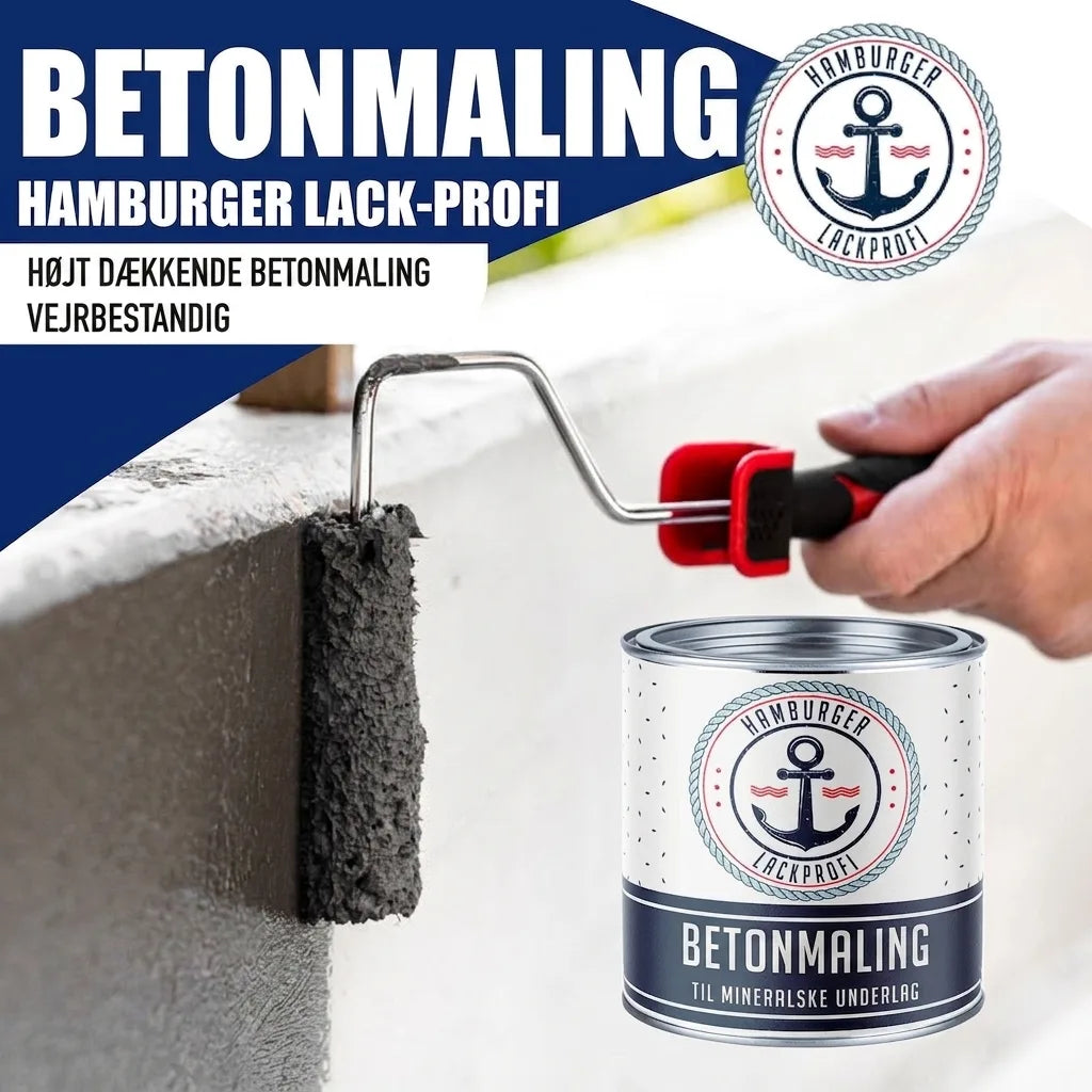 Hamburger Lack-Profi Betonfarbe Lichtblau RAL 5012 - hochdeckende Fassadenfarbe - Hamburger Lack-Profi