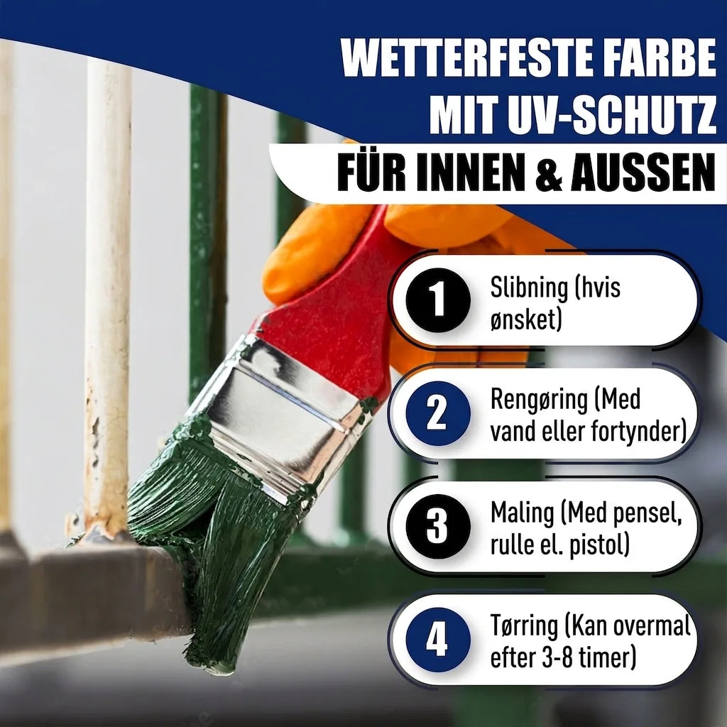 Metallskyddslack Blågrön RAL 6004 - nötningsbeständig & slagtålig - Hamburger Lack-Profi, Bild 26