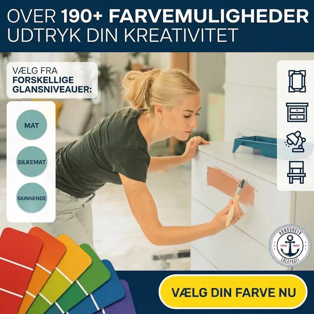 Hamburger Lack-Profi Möbelfarbe ohne Schleifen RAL 8022 Schwarzbraun - Möbellack Hamburger Lack-Profi