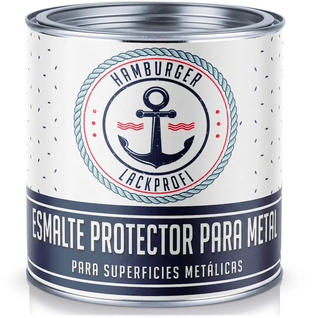 Metallskyddslack Signalgul RAL 1003 - nötningsbeständig & slagtålig - Hamburger Lack-Profi
