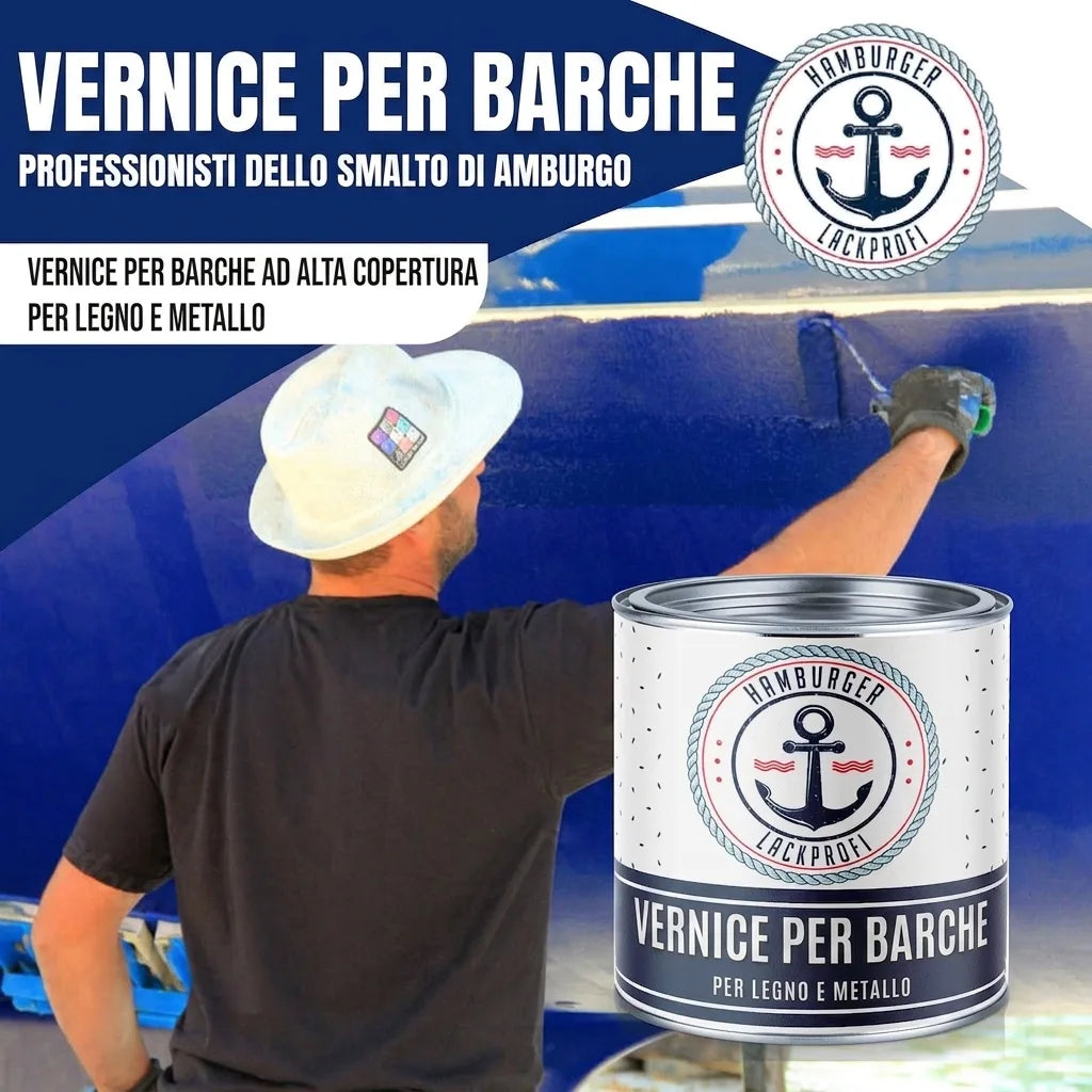 Hamburger Lack-Profi Bootslack Verkehrsweiß RAL 9016 - Hamburger Lack-Profi