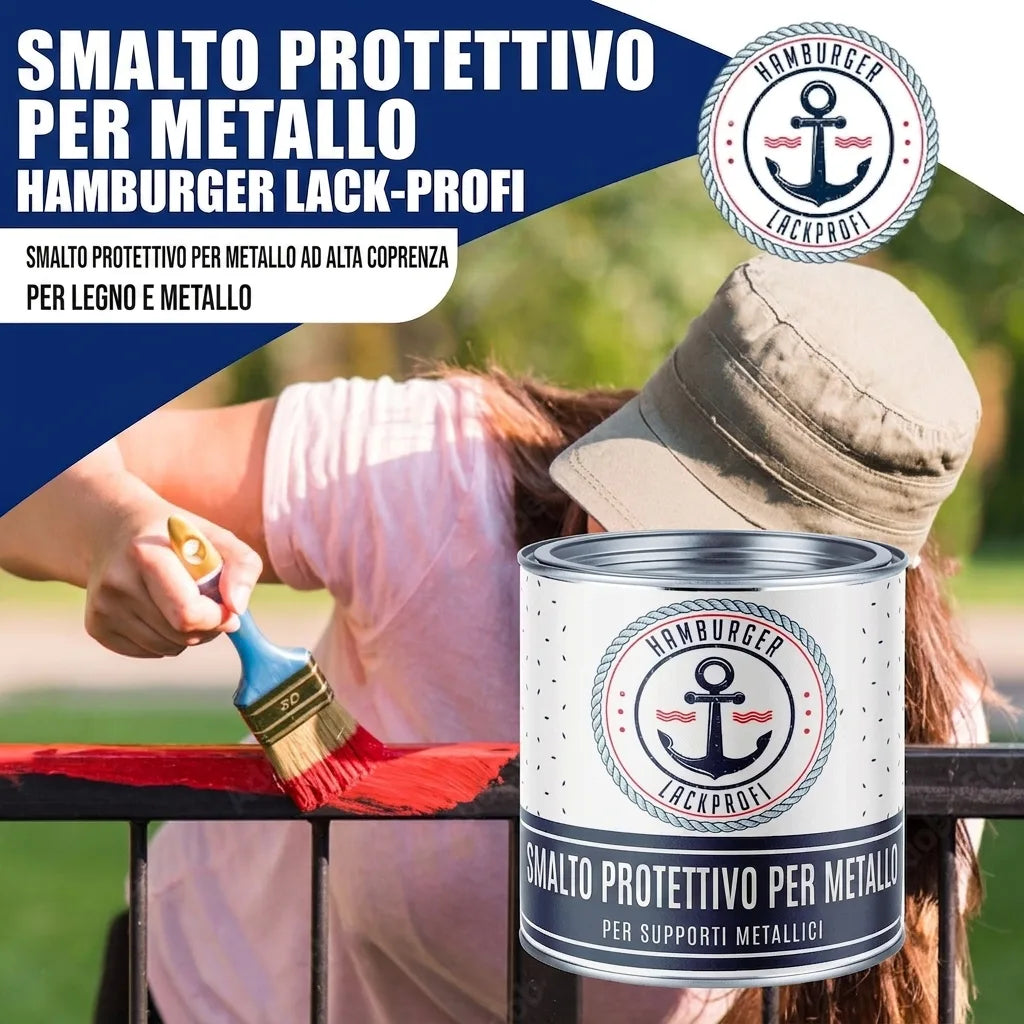 Metallskyddslack Ljusrosa RAL 3015 - nötningsbeständig & slagtålig - Hamburger Lack-Profi