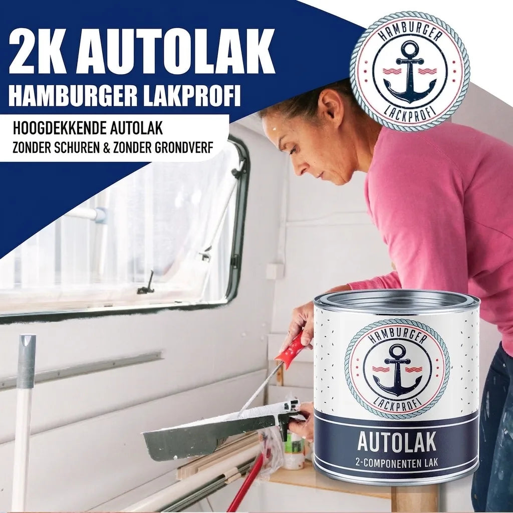 2K Billack i Trafiksvart RAL 9017 med målarset (X300) - Hamburger Lack-Profi, Bild 25