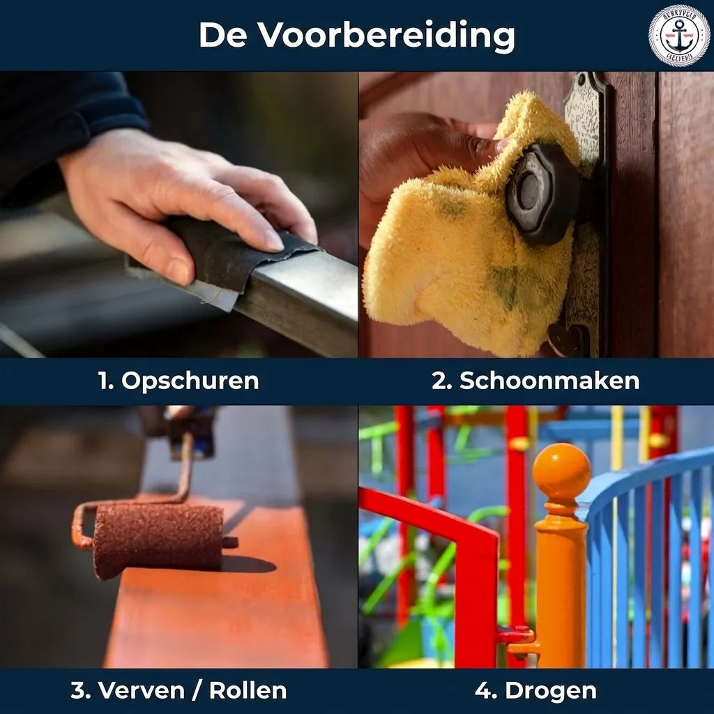 3 i 1 Mahognybrun RAL 8016 Rostskyddsfärg - Hamburger Lack-Profi