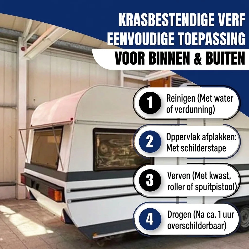 2K Billack Trafikgrå B RAL 7043 - Högtäckande & rostskyddande Hamburger Lack-Profi