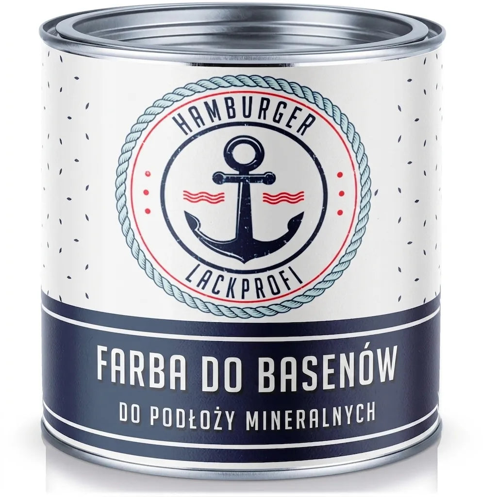 Poolfärg Bassängfärg i Vassgrön RAL 6013 med målarset (X300) - Hamburger Lack-Profi, Bild 16