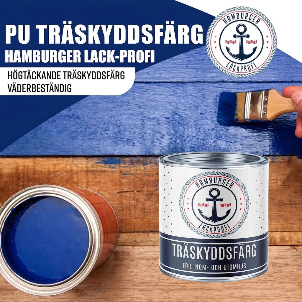 PU Träfärg Utomhus RAL 1006 Majsgul - Väderskyddsfärg - Hamburger Lack-Profi