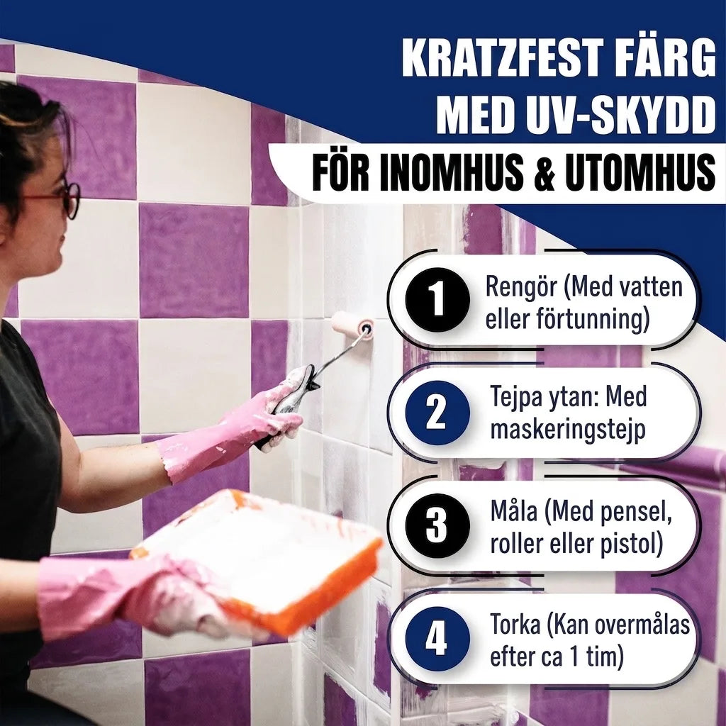 Kakelfärg i Currygul RAL 1027 - Kakellack med målarset (X300) - Hamburger Lack-Profi, Bild 41
