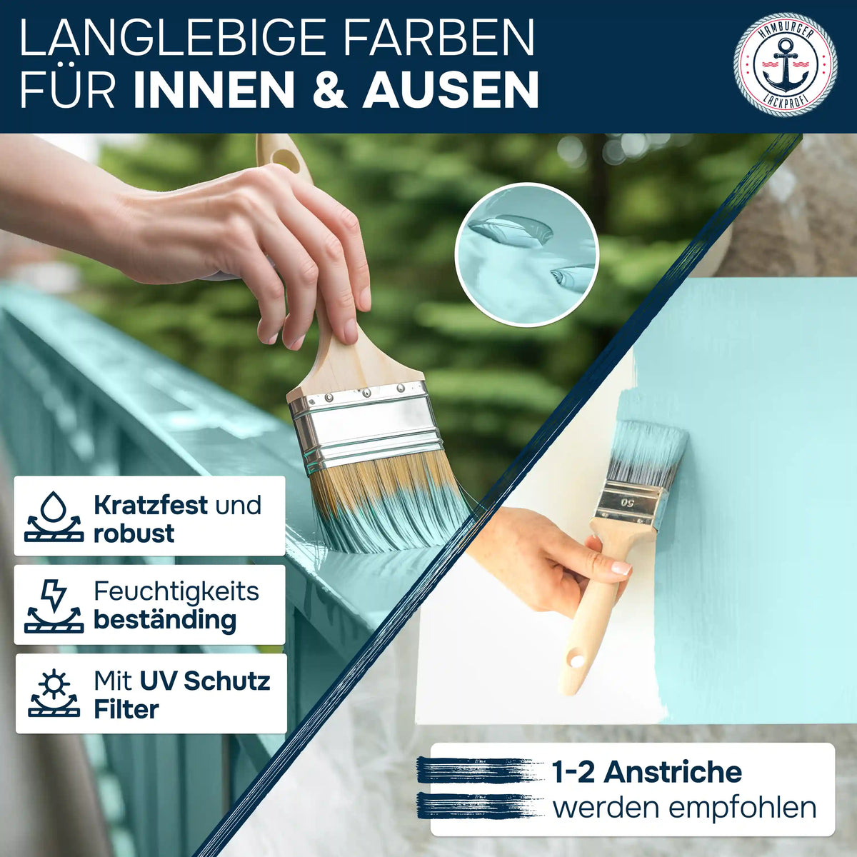 Möbelfarbe ohne Schleifen RAL 6003 Olivgrün - Möbellack Hamburger Lack-Profi - Hamburger Lack-Profi