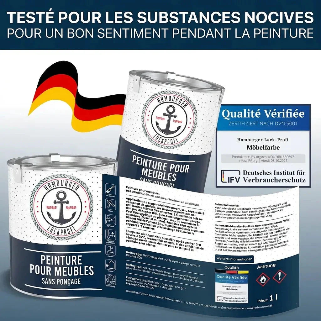 Möbelfarbe ohne Schleifen RAL 6009 Tannengrün - Möbellack Hamburger Lack-Profi - Hamburger Lack-Profi