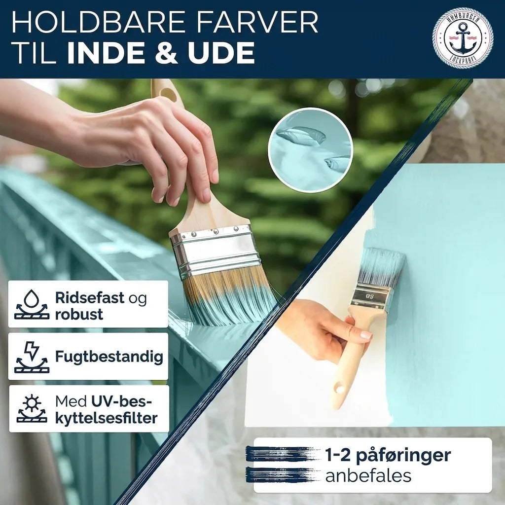 Möbelfarbe ohne Schleifen RAL 5018 Türkisblau - Möbellack Hamburger Lack-Profi - Hamburger Lack-Profi