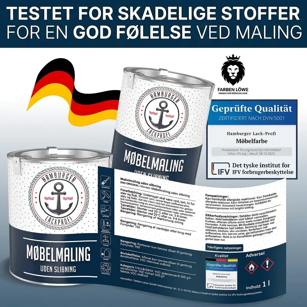 Möbelfarbe ohne Schleifen RAL 6009 Tannengrün - Möbellack Hamburger Lack-Profi - Hamburger Lack-Profi