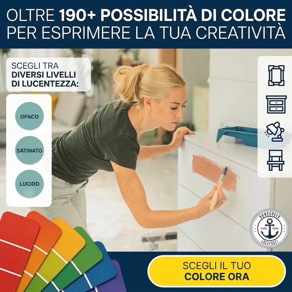 Möbelfarbe ohne Schleifen RAL 1013 Perlweiß - Möbellack Hamburger Lack-Profi - Hamburger Lack-Profi