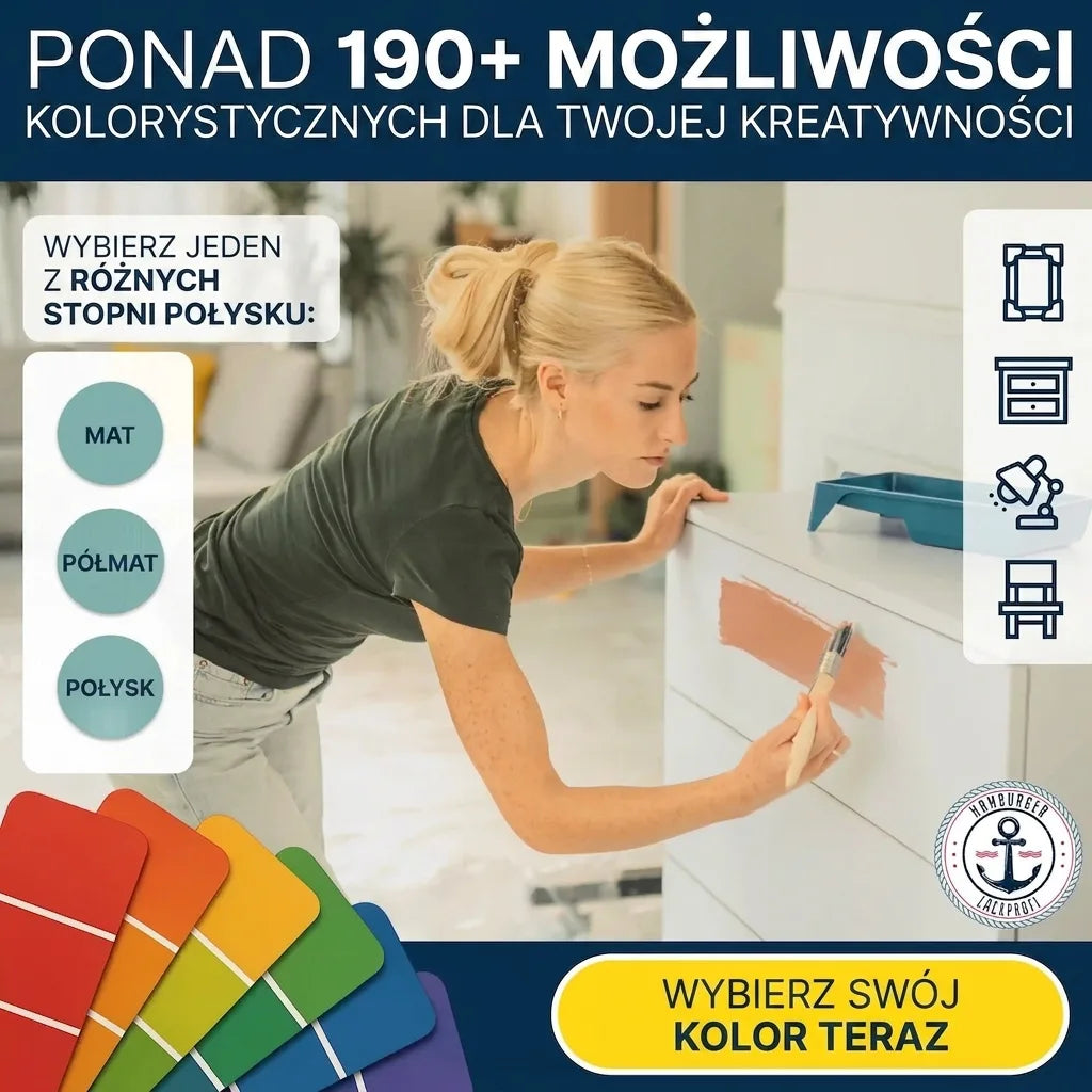 Möbelfarbe ohne Schleifen RAL 6026 Opalgrün - Möbellack Hamburger Lack-Profi - Hamburger Lack-Profi
